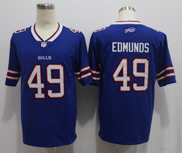 Men Buffalo Bills #49 Edmunds Blue Vapor Untouchable Limited 2020 Player NFL Jersey->green bay packers->NFL Jersey
